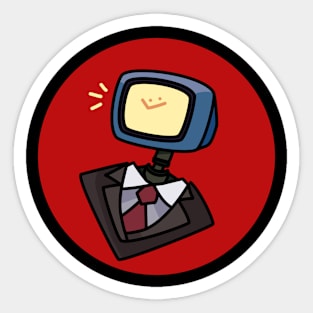 TV Man Sticker